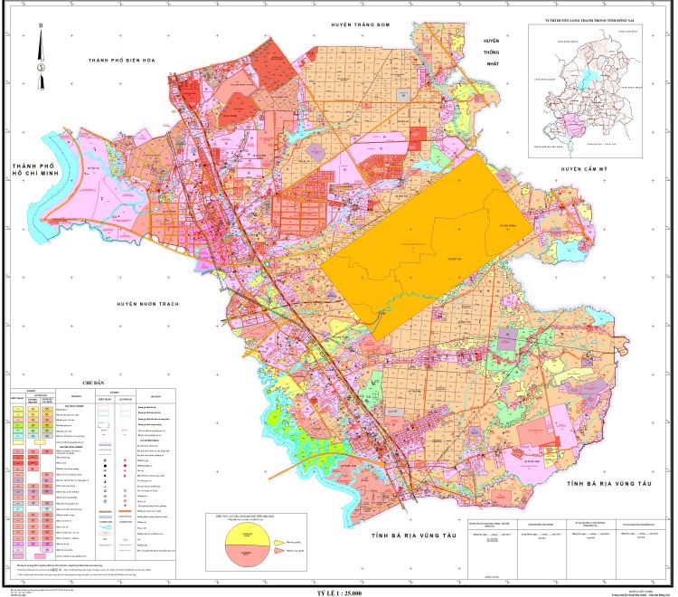 Bản đồ Huyện Long Thành, Click vào hình để xem kích thước lớn