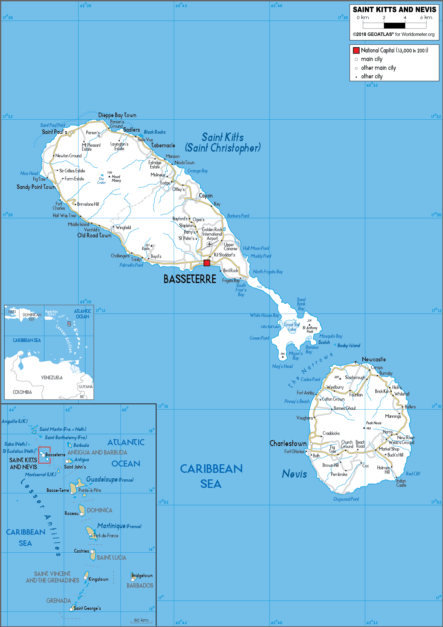 24103630 1 saint kitts and nevis map