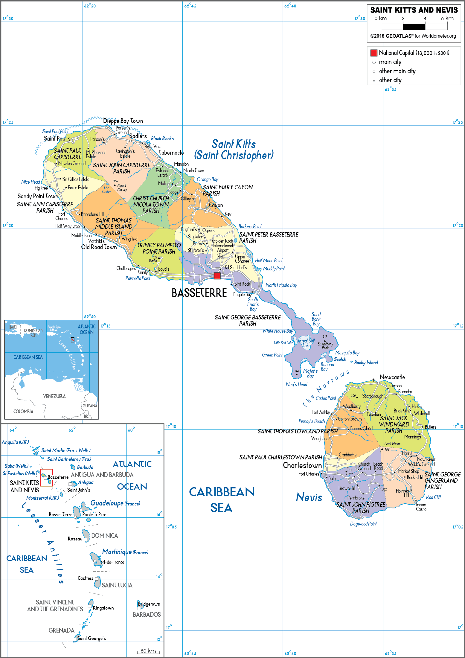 24103639 2 saint kitts and nevis map