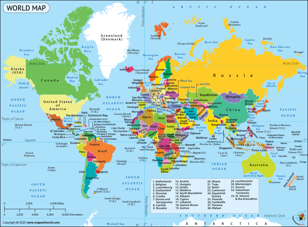 26164355 5 world map